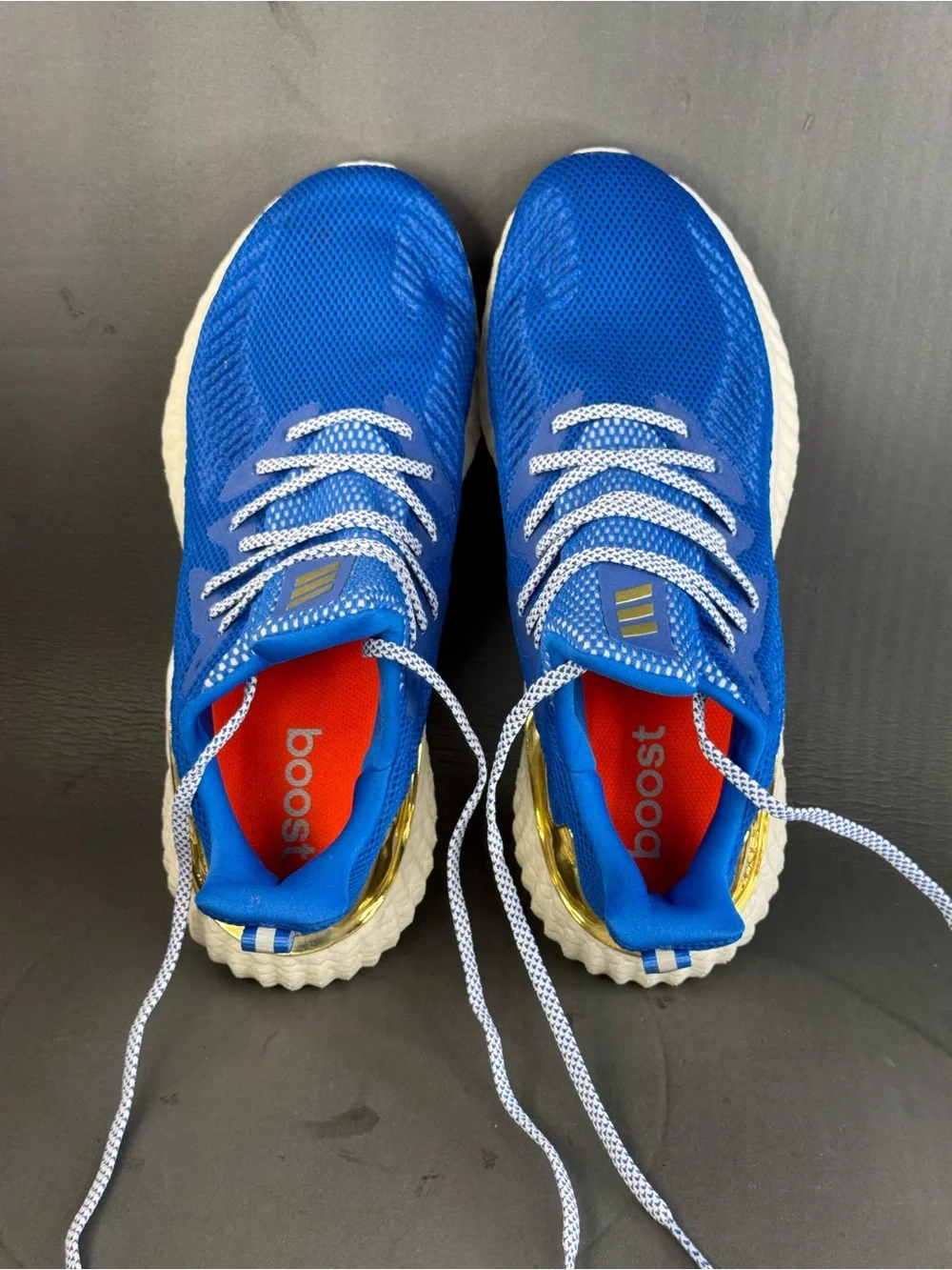 Adidas AlphaBoost 'Glory Blue' athletic sneaker shoes men’s size 11